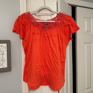 New Directions Coral Blouse